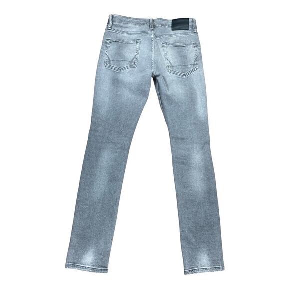 All Saints Gray Rex Slim Tapered Distressed Jeans 28 - Picture 2 of 4